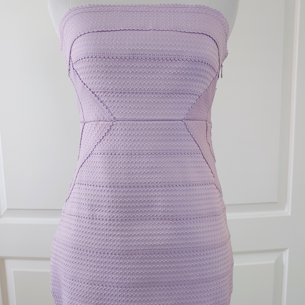 Strapless Purple Pastel Dress